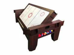 ELITESHOPPING Mesa de Billar Multijuegos de 7 Pies con Air Hockey – Panther Rojo Sale