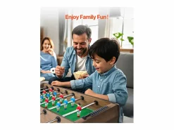 Mesa de billar SucceBuy 4 en 1, mesa de hockey de aire de 82 cm, futbolín, ping-pong y billar, multifuncional, compacta, para interior.^ New