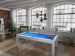 Vente-unique Billar|Mesa de billar transformable en mesa de cenar SNOOKER
