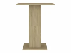 Mesa de bistró contrachapada color roble Sonoma 60x60x75 cm^Clicnbuy New