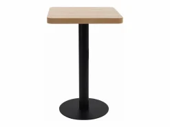 Mesa de bistró MDF marrón claro 50x50 cm^Clicnbuy Best