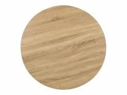 Mesa de bistró MDF marrón claro 80 cm^Clicnbuy Discount