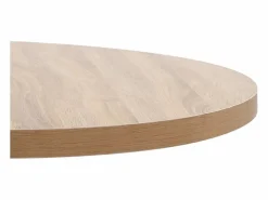 Mesa de bistró MDF marrón claro 80 cm^Clicnbuy Discount