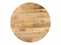 Mesa de bistró redonda madera de mango rugosa Ø70x75 cm^Clicnbuy Best