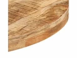 Mesa de bistró redonda madera de mango rugosa Ø70x75 cm^Clicnbuy Best