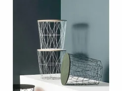 Mesa de café de metal calada^Atmosphera New