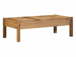 Clicnbuy Mesa de Café Marrón 110 x 55 x 35 cm Madera maciza recuperada Marru00f3n Clearance