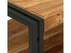 vidaxl Mesa de Café Marrón 120 x 50 x 38 cm Madera de Acacia Sólida Marru00f3n Discount