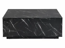Mesa de centro con 2 cajones en MDF - Efecto mármol - ANTRIM de Pascal Morabito^Vente-unique Sale