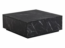 Mesa de centro con 2 cajones en MDF - Efecto mármol - ANTRIM de Pascal Morabito^Vente-unique Sale