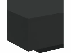 vidaxl Mesa de centro con luces LED 85x55x31 cm Negro Sale