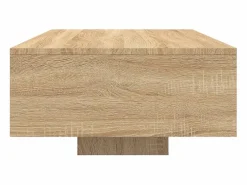 Mesa de centro con luces LED roble Sonoma 85x55x31 cm^vidaxl Online