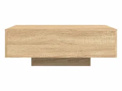 Mesa de centro con luces LED roble Sonoma 85x55x31 cm^vidaxl Online