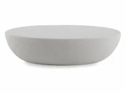 Mesa de centro de 120 x 70 cm de poliresina cemento^ Best