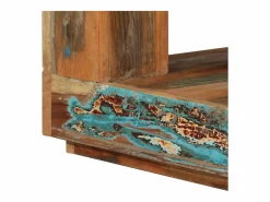 vidaxl Mesa De Centro|Mesa de centro de madera maciza reciclada 45x45x40 cm
