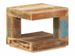 vidaxl Mesa De Centro|Mesa de centro de madera maciza reciclada 45x45x40 cm