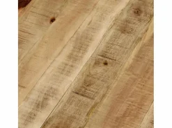 vidaxl Mesa de centro de madera de mango rugosa 65x32 cm Color natural claro Hot