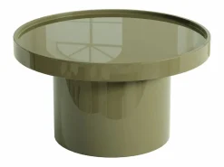 Vente-unique Mesa de centro de MDF - Verde lacado - SYBEVA Caqui Online