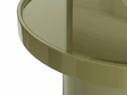 Vente-unique Mesa de centro de MDF - Verde lacado - SYBEVA Caqui Online
