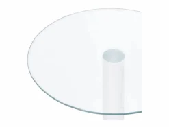 Mesa Auxiliar|Mesa de centro de vidrio templado 40 cm ES15779