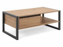 Mesa de centro industrial con cajón KOTOR^Concept-Usine Clearance