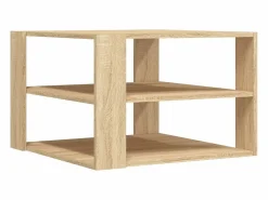 vidaxl Mesa de centro madera de ingeniería roble Sonoma 58x58x40cm Color natural claro Hot