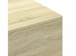 vidaxl Mesa de centro madera de ingeniería roble Sonoma 100x49,5x31 cm Color natural claro Discount