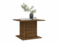 Mesa de centro madera ingeniería marrón roble 55,5x55,5x40 cm^Clicnbuy Discount