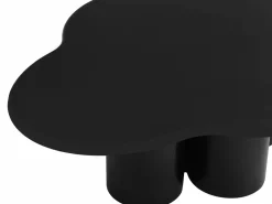 Mesa de centro orgánica y design en MDF - Negro - YAVINA^Vente-unique New