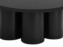 Mesa de centro orgánica y design en MDF - Negro - YAVINA^Vente-unique New