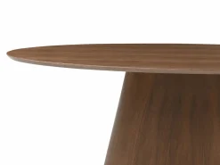 Vente-unique Mesa De Comedor|Mesa de comedor 6 comensales de MDF - Natural oscuro - ANTELADA