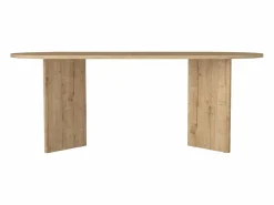 Vente-unique Mesa de comedor 8 personas - Natural claro - TOPANIA Color natural claro
