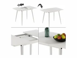 Vicco Mesa Extensible|Mesa de comedor 80x70x75 beaver