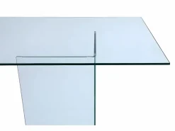 Vente-unique Mesa De Comedor|Mesa de comedor COLEDON - 8 cubiertos - Cristal templado