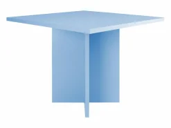 Mesa De Comedor|Mesa de comedor cuadrada con tablero laminado de 3 cm en azul cornish