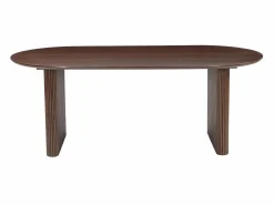 Maison Céphy Mesa de comedor de 8 cubiertos de madera de manglar - Natural - NEVILI Color natural oscuro Sale