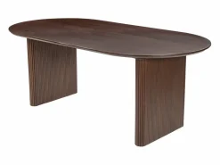 Maison Céphy Mesa de comedor de 8 cubiertos de madera de manglar - Natural - NEVILI Color natural oscuro Sale