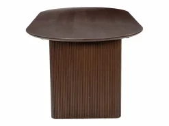 Maison Céphy Mesa de comedor de 8 cubiertos de madera de manglar - Natural - NEVILI Color natural oscuro Sale