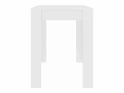 Clicnbuy Mesa de comedor de aglomerado 120x60x76 cm Blanco Hot