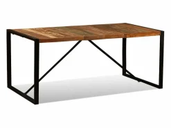 vidaxl Mesa De Comedor|Mesa de comedor de madera maciza reciclada 180 cm