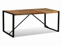 vidaxl Mesa De Comedor|Mesa de comedor de madera maciza reciclada 180 cm