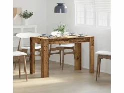 Mesa de comedor de madera contrachapada madera vieja^Clicnbuy Clearance