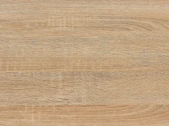 Vente-unique Mesa de comedor extensible 6 a 10 comensales de MDF - Natural y negro - CATONAV Color natural claro Clearance