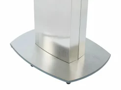 Vente-unique Mesa Extensible|Mesa De Comedor|Mesa de comedor extensible. Cerámica y acero. TALICIA