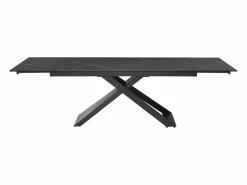 Mesa de comedor extensible de cerámica y metal - - XERENA de Pascal MORABITO^Maison Céphy Outlet