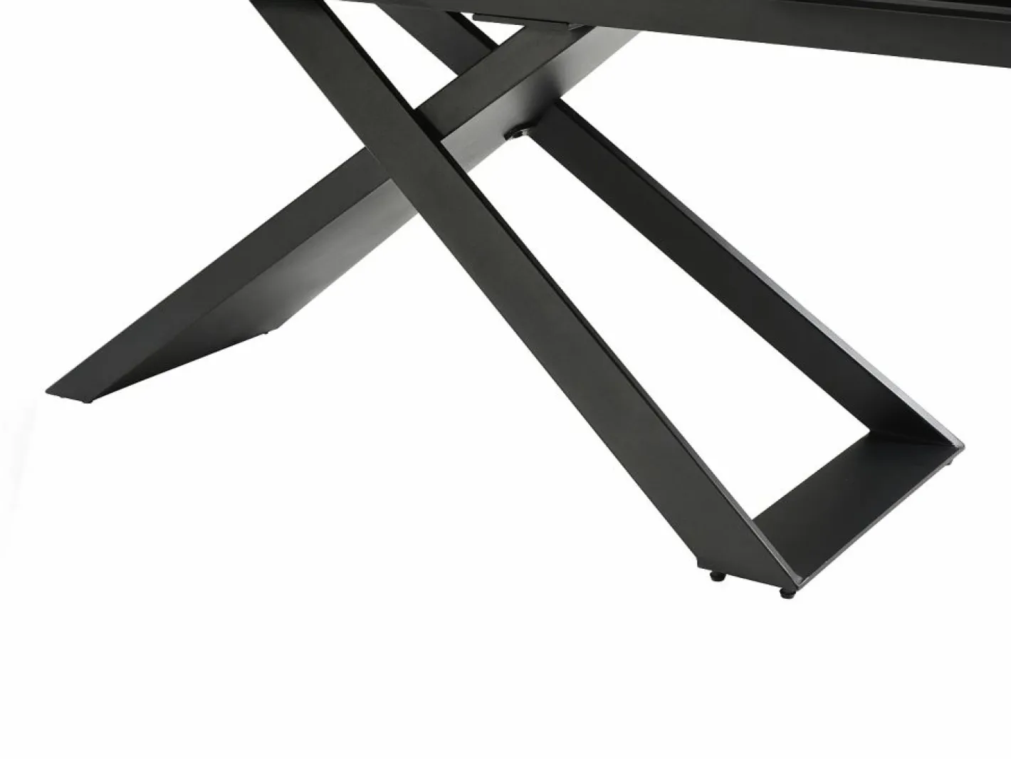 Mesa de comedor extensible de cerámica y metal - - XERENA de Pascal MORABITO^Maison Céphy Outlet