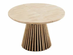 Mesa de comedor Grove redonda extensible nordish 76x120-160-200x120 cm^ADEC Online