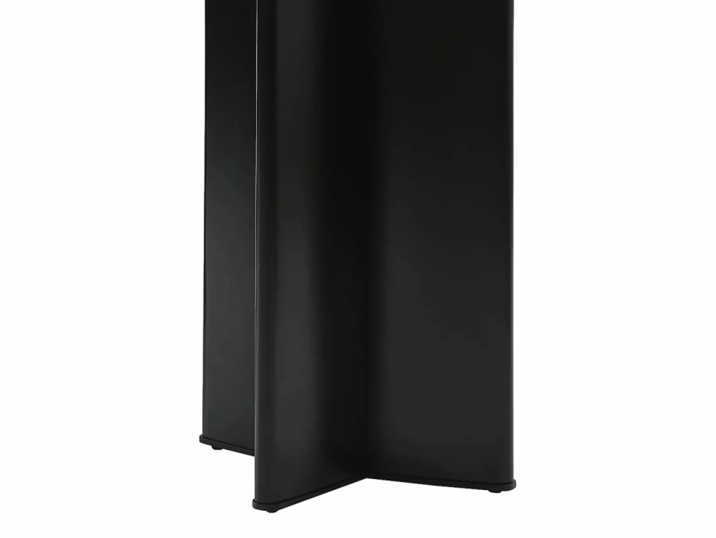 Mesa de comedor para 8 personas en cerámica y MDF - Efecto mármol blanco y negro - SINAN^Vente-unique New