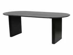 Vente-unique Mesa de comedor para 8 personas de madera de mango - - BALIMELA Negro Sale