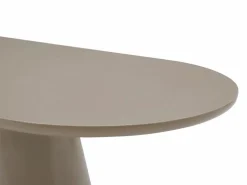 Vente-unique Mesa De Comedor|Mesa de comedor para 6 personas en MDF - Topo - VALIANA